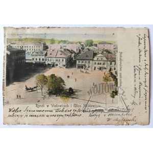 (WADOWICE). Wadowice Market Square and Mickiewicz Street.