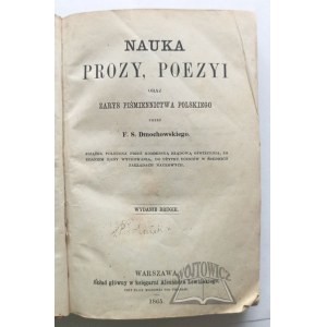 DMOCHOWSKI Franciszek Salezy, Nauka prozy, poezyi oraz zarys piśmiennictwa polskiego.
