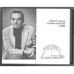 MIŁOSZ Czesław, Utwory poetyckie. Poems.