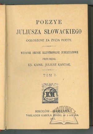 SLOWACKI Juliusz, Poezye.