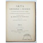 Grodzkie und Ziemskie AKTA aus der Zeit der Republik Polen