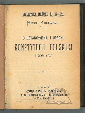 Hugo Kooler, On the Establishment and Fall of the Polish Constitution of May 3, 1791.