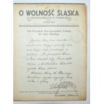 O WOLNOŚĆ Śląska w 10-lecie III. Powstania 1921 2/3 V. 1931.