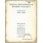 SZKOŁA Podchorążych Rezerwy Piechoty. Zambrów 1934-1935.