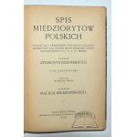ROSIŃSKI Zygmunt, Spis miedziorytów polskich obejmujący przeważnie portrety polskich osobistości oraz