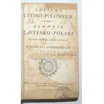 BOBROWSKI Florian, Lexicon latino-polonicum. Słownik łacińsko-polski