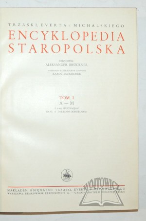 BRÜCKNER Alexander, Encyclopedia Staropolska.