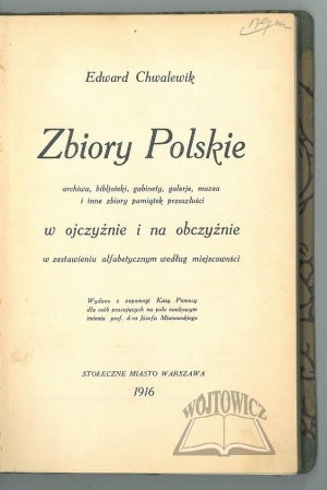 CHWALEWIK Edward, Polish Collections.