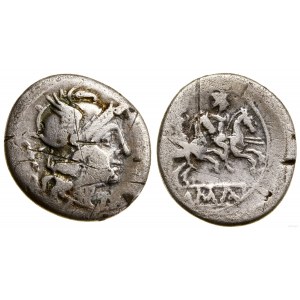 Römische Republik, Denar, nach 211 v. Chr., Rom
