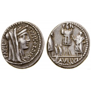 Republika Rzymska, denar, 62 pne, Rzym