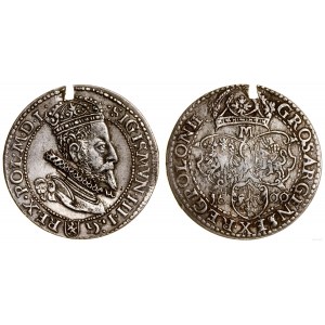 Poland, sixpence, 1600 M, Malbork