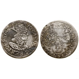 Polska, szóstak, 1662 AT, Kraków