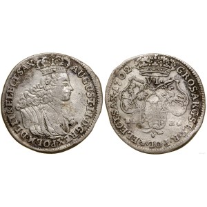 Poland, sixpence, 1702 EPH, Leipzig