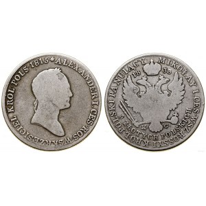 Poland, 5 zloty, 1833 KG, Warsaw