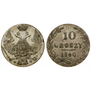 Poland, 10 groszy, 1840 MW, Warsaw