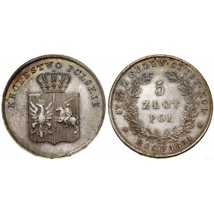 Polen, 5 Zloty, 1831 KG, Warschau