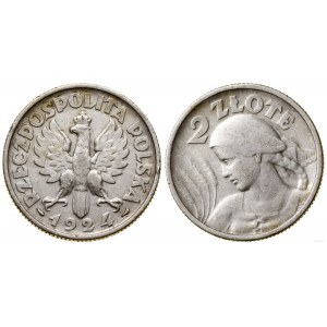 Polska, 2 złote, 1924, Paryż