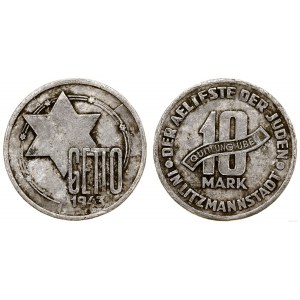 Ghetto Lodz (1941-1943), 10 marks, 1943, Lodz.