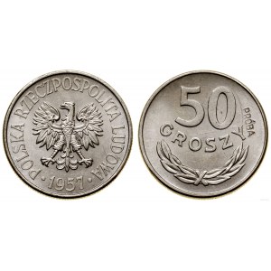 Polska, 50 groszy, 1957, Warszawa