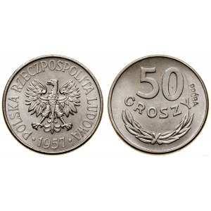 Poland, 50 groszy, 1957, Warsaw
