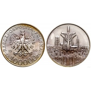 Poland, 100,000 zloty, 1990, USA