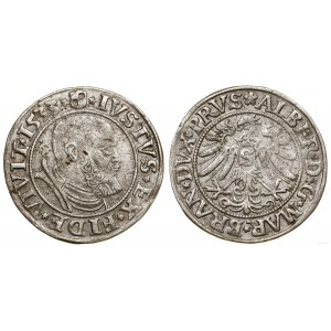 Prusy Książęce (1525-1657), grosz, 1533, Królewiec