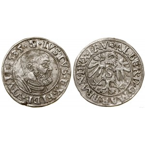 Ducal Prussia (1525-1657), penny, 1535, Königsberg