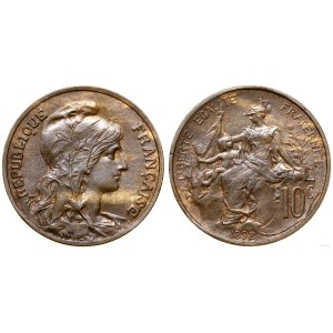 Francja, 10 centymów, 1898, Paryż