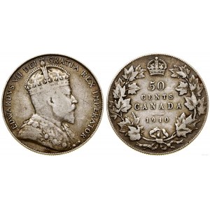 Kanada, 50 centów, 1910, Ottawa