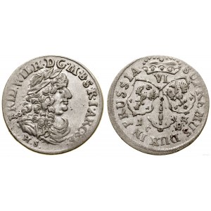 Deutschland, Sechspfennig, 1683 HS, Königsberg