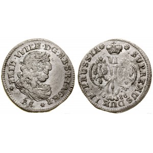 Germany, sixpence, 1686 BA, Königsberg