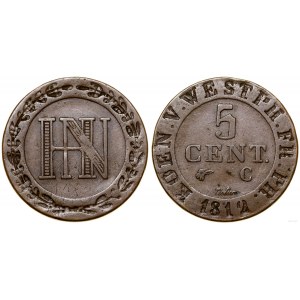 Germany, 5 centimes, 1812, Clausthal