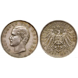 Deutschland, 3 Mark, 1909 D, München