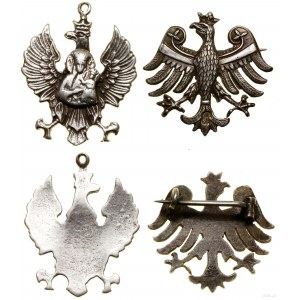 Poland, set of 2 patriotic eagles
