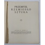 Industrie Handwerk Kunst, Jahrbuch III. Nummer 1-2, Umschlaggestaltung von Witkiewicz?