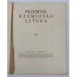 Przemysł Rzemiosło Sztuka, Rocznik III. Numer 1-2, proj. okładki Witkiewicz?