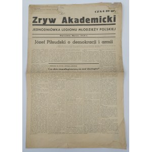 Jednodniówka Legionu Młodzieży Polskiej Zryw Akademicki