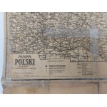 Karte von Warschau / Karte von Polen, T. Ulasinski Warschau