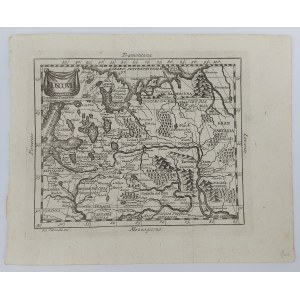 Mapa Rosji, Moscovia, XIX w.?