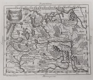 Mapa Rosji, Moscovia, XIX w.?