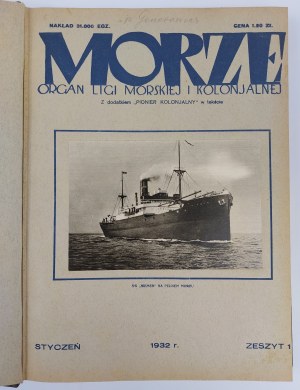 Rocznik Magazynu Morze rok 1932