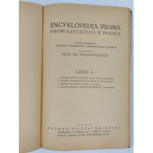 Praca zbiorowa, Encyklopedja Prawa obowiązującego w Polsce
