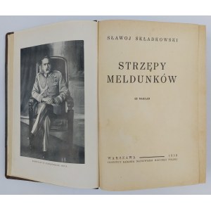 Slawoj Składkowski, Strzępy meldunków (Fetzen von Berichten)