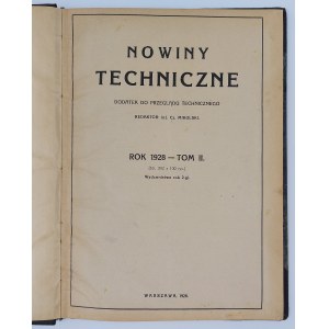 Nowiny Techniczne. Dodatek do Przeglądu Technicznego. Rok 1928 Tom II