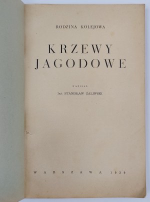 Inż. Stanisław Zaliwski, Krzewy jagodowe