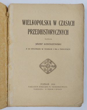 Józef Kostrzewski, Wielkopolska w czasach przedhistorycznych