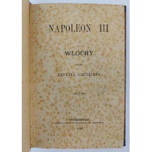 Henryk Lisicki, Napoleon III and Italy