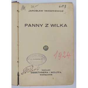 Jarosław Iwaszkiewicz, Panny z Wilka