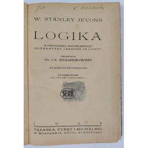 W. Stanley Jevons, Logika
