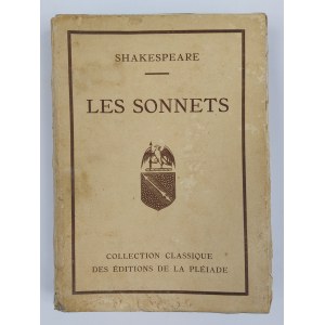 William Shakespeare, Les Sonnetes